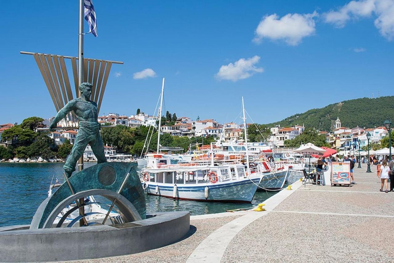 Mikri Gonia Villa Skiathos stad Exteriör bild