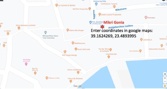 Mikri Gonia Villa Skiathos stad Exteriör bild